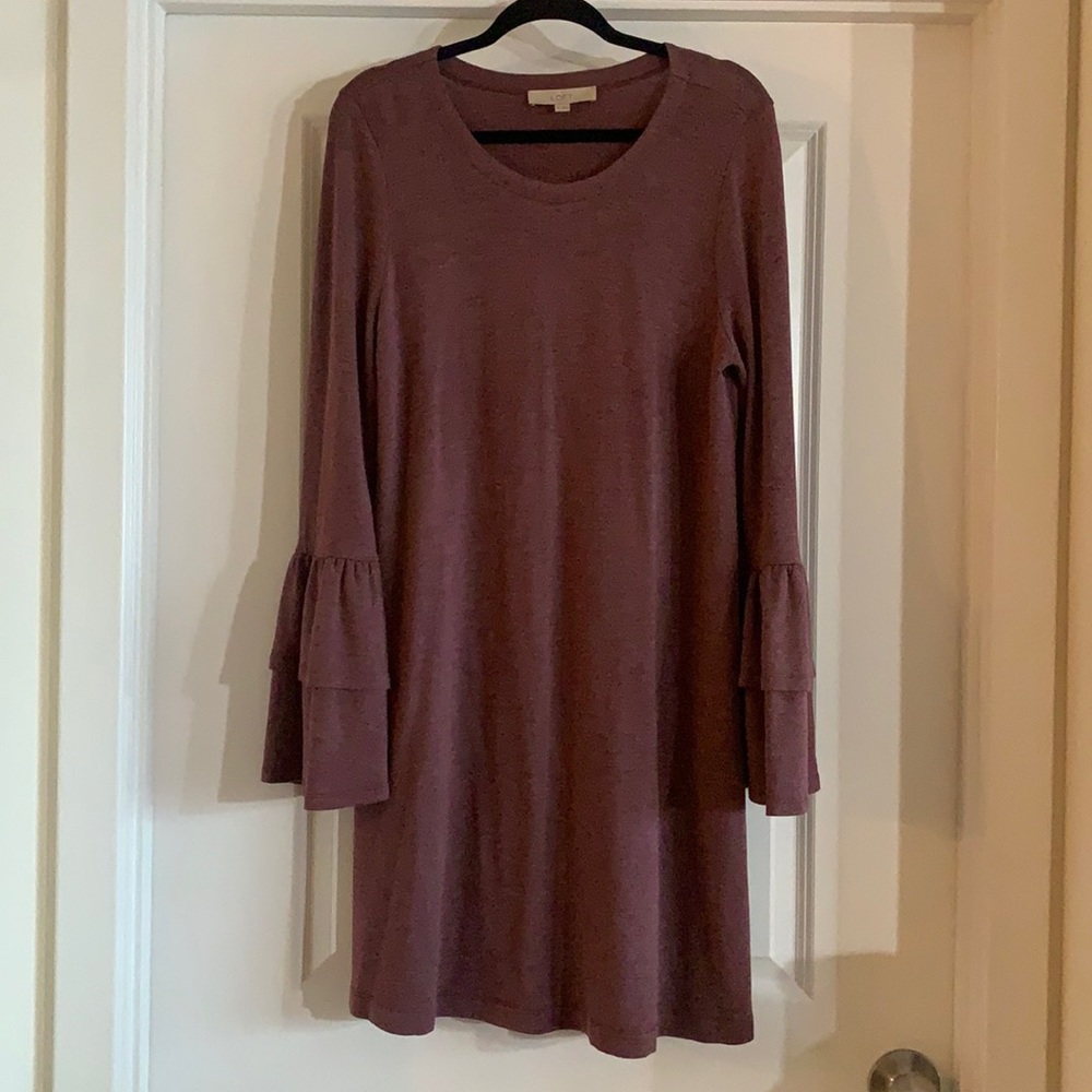 Burgundy LOFT dress size M